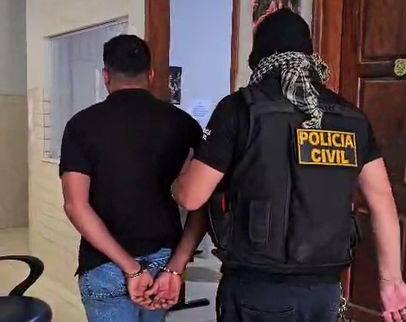 Homem é preso por suspeita de estupro de vulnerável em Breu Branco.